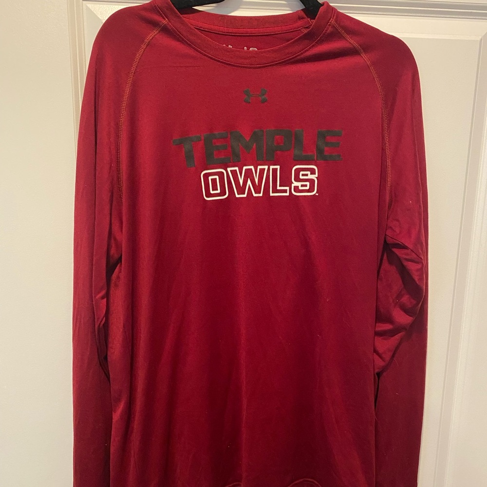 Under Armour Temple Owls Long Sleeve Tee